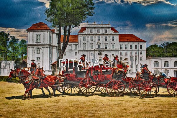 Schloss Oranienburg (Fotomontage)